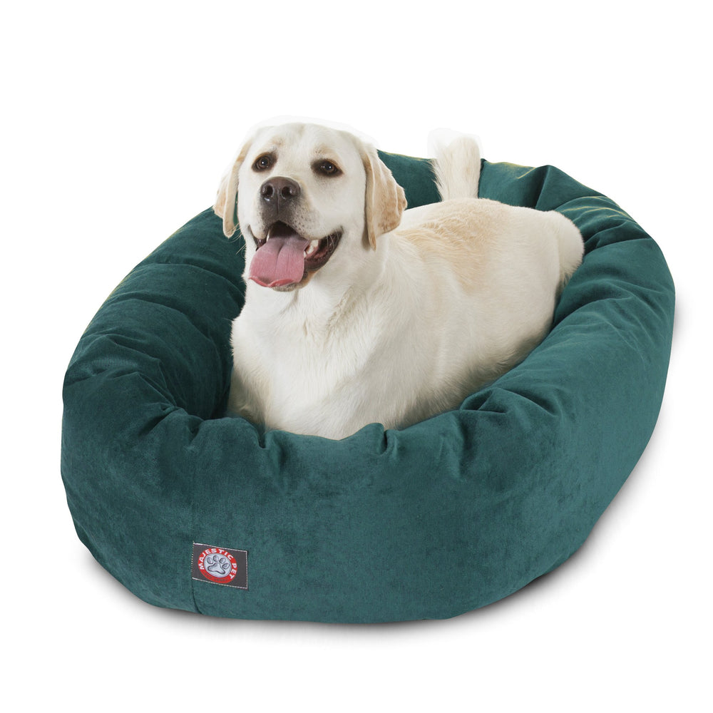 Majestic Pet cama donut marina: refugio cómodo para siestas suaves.