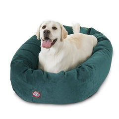 Majestic Pet cama donut marina: refugio cómodo para siestas suaves.