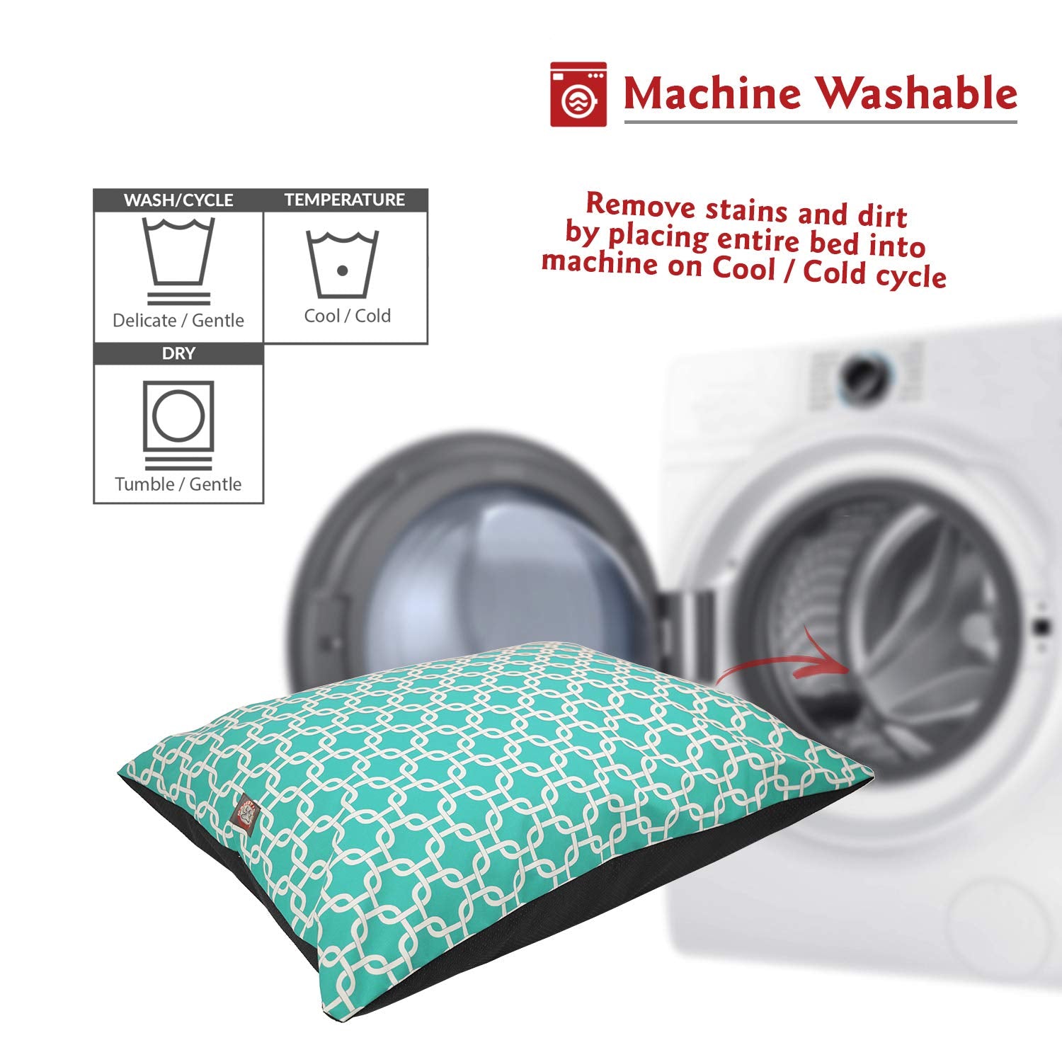 Cama Majestic Pet disponible en varios estilos, combina con la decoración del hogar.