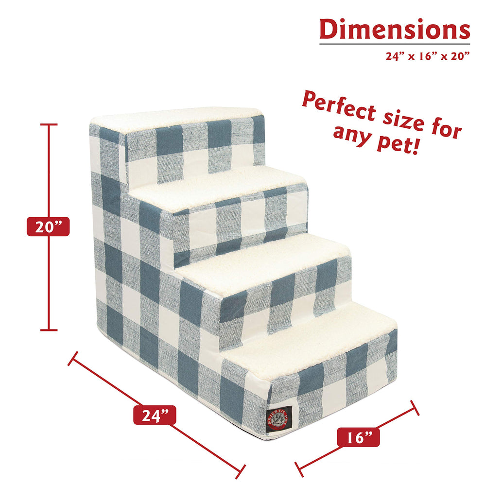Majestic Pet diseño ergonómico de escalones para movilidad suave.