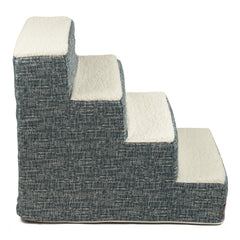 Majestic Pet escalera con funda lavable removible, fácil de limpiar después de las sesiones.