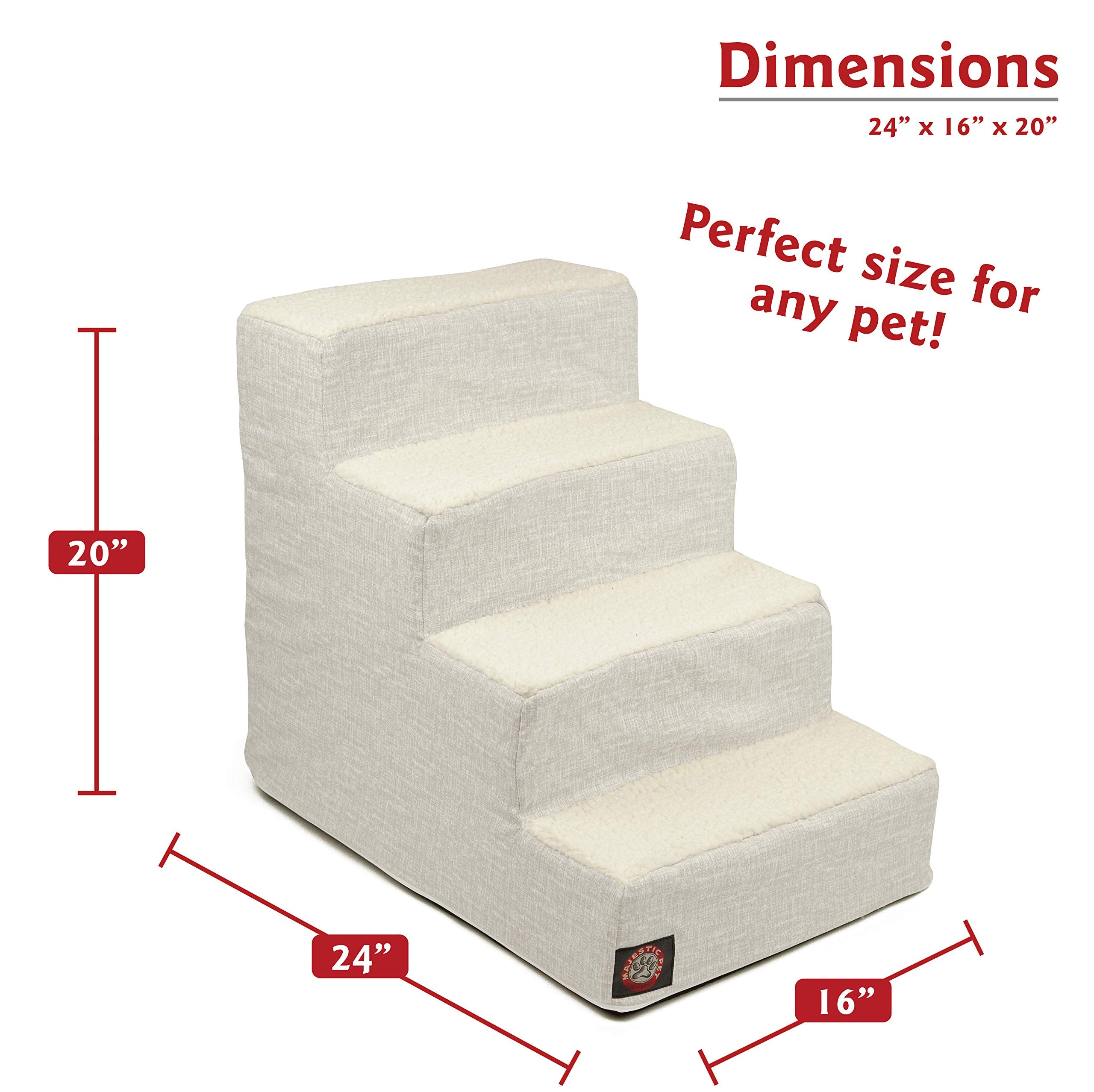 Escaleras para gatos Majestic Pet en gris jaspeado, duraderas