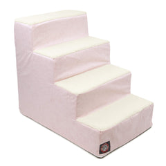 Majestic Pet escaleras para mascotas con cobertura tapizada desmontable, fácil de limpiar