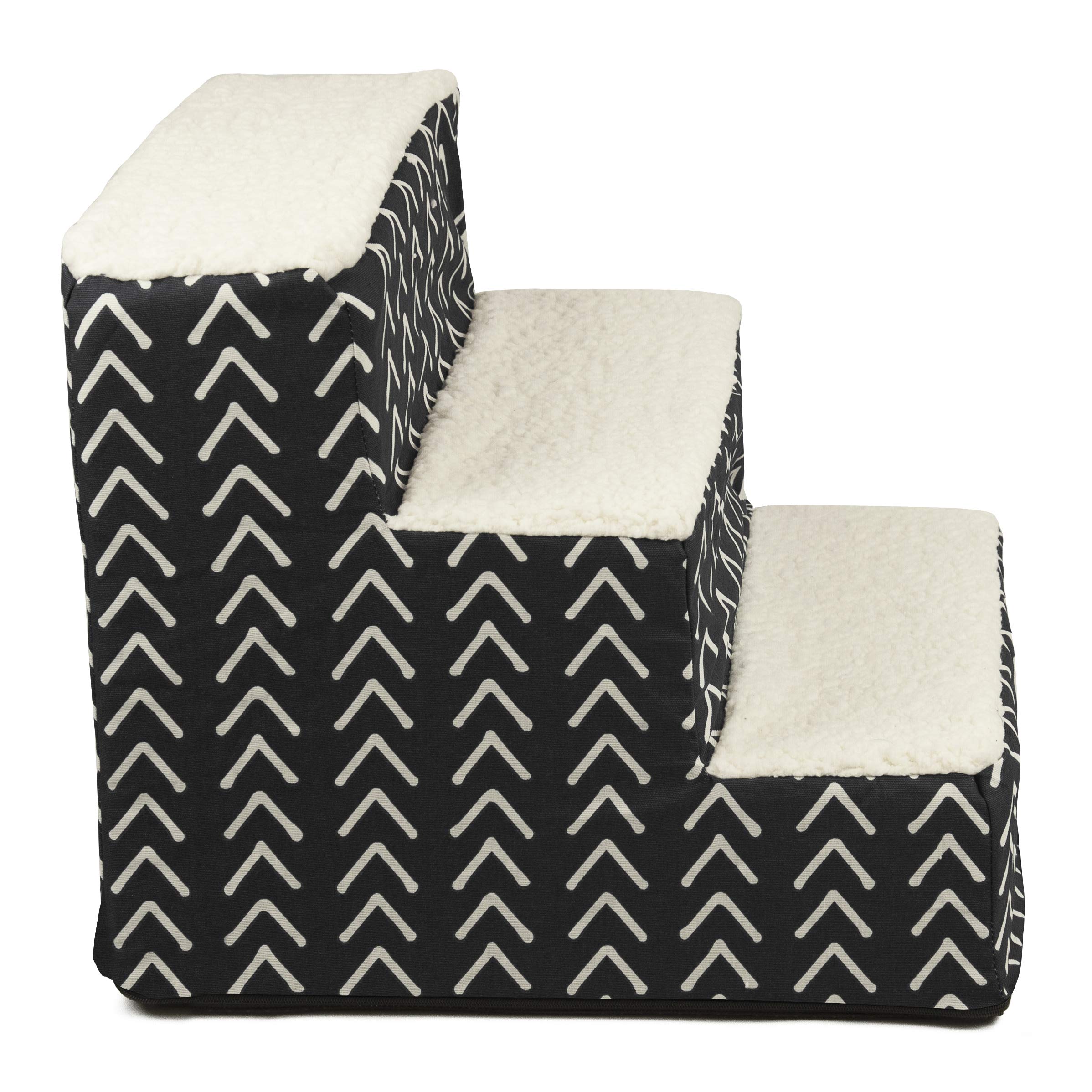 Majestic Pet escalera con funda lavable y tela duradera.