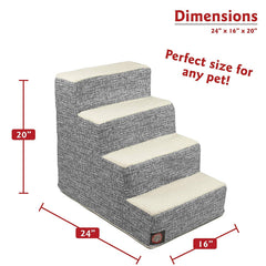 Majestic Pet escalera portátil para perros, paso a paso cómodo.