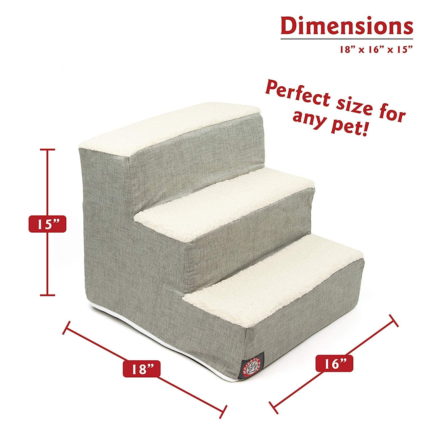 Majestic Pet escalera portátil para perros pequeños, fácil de mover.