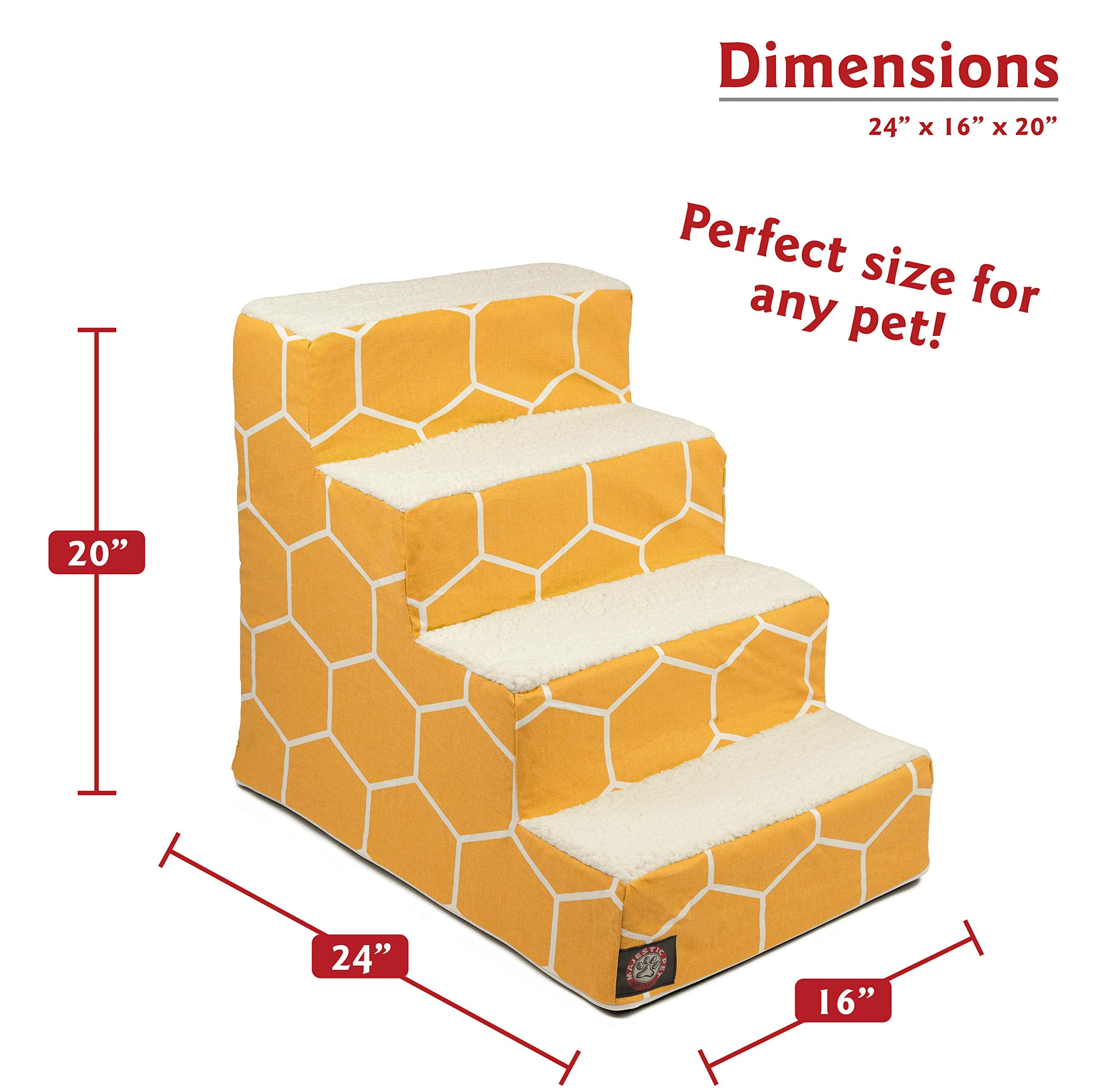 Majestic Pet diseño hexo amarillo realza la habitación y ayuda en la rutina diaria