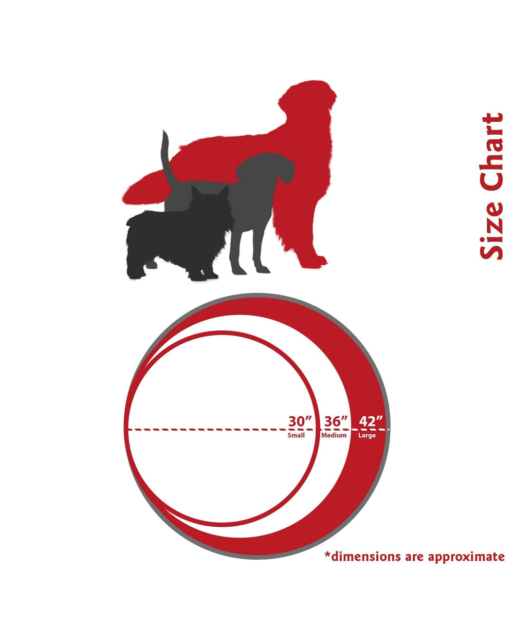 Majestic Pet Grey Towers dimensiones 42x42x5 pulgadas para perros medianos