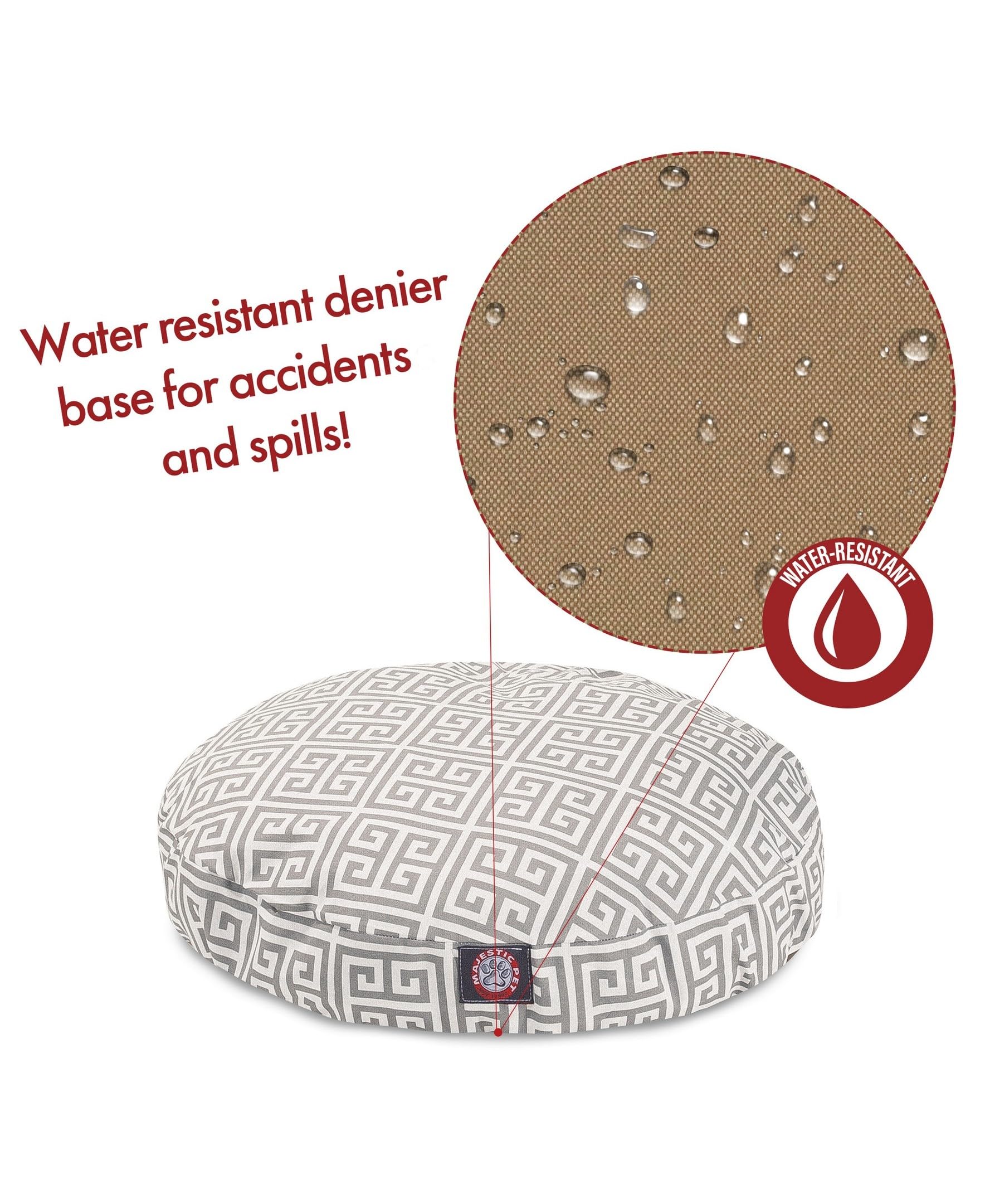 Relleno de fibra plush suave de Majestic Pet Grey Towers para mayor confort