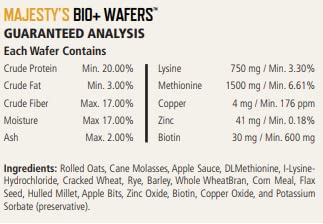 Majesty's galletas de biotina: mezcla de melaza, avena y compota de manzana para consistencia estable.