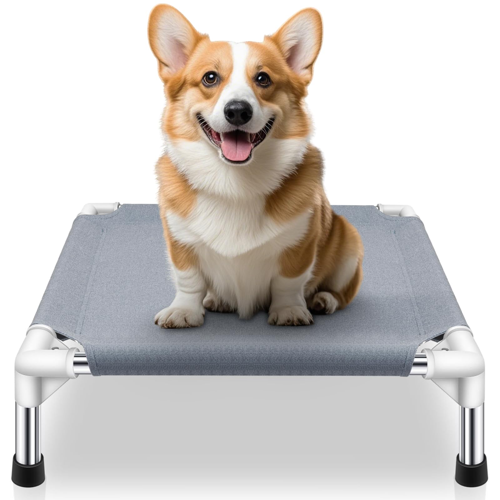 Makerfire cama elevada para perros pequeños con base 20x20 y confort