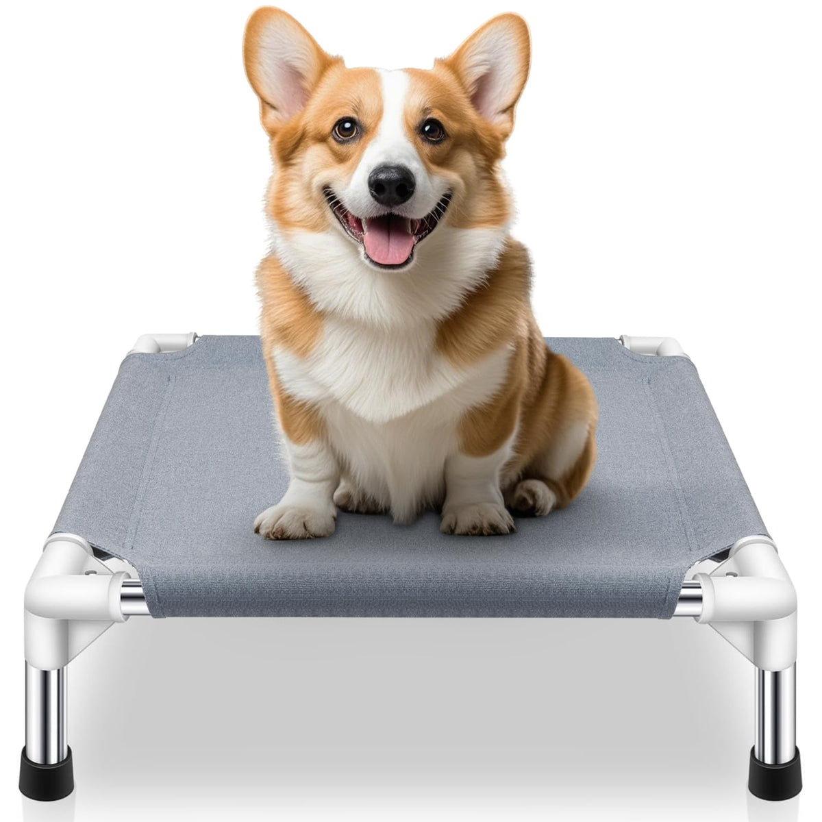 Makerfire cama elevada para perros pequeños con base 20x20 y confort