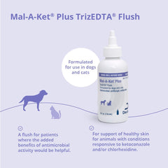 Envase listo para usar de Mal-A-Ket Plus TrizEDTA Flush.