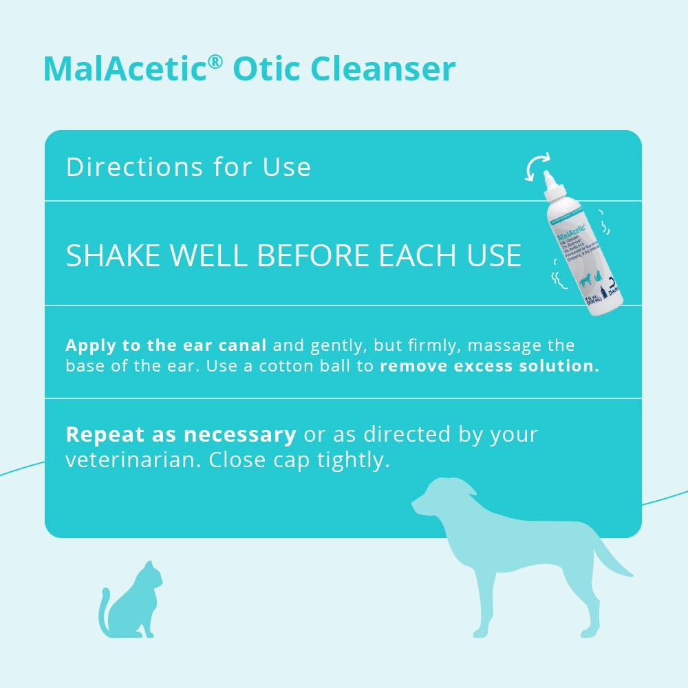 MalAcetic Otic Cleanser aroma a manzana para una experiencia agradable