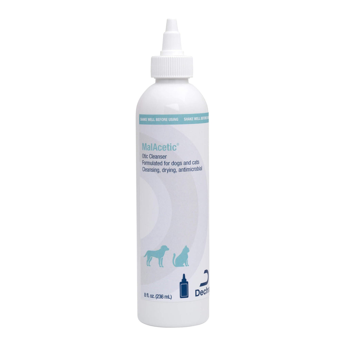 MalAcetic Otic Cleanser verter en la oreja para limpieza suave de mascotas
