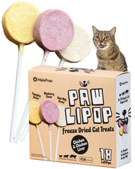Piruletas MalsiPree para gatos como juguete interactivo que estimula la caza