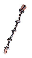 Mammoth Flossy Chews cuerda-tug multicolor-5-nudos para juego interactivo