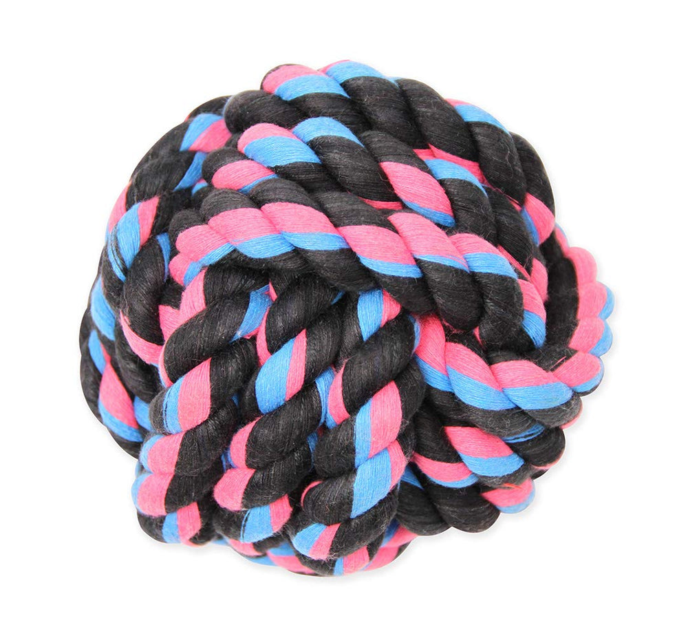 Mammoth Flossy Chews Monkey Fist Ball: pelota de cuerda para lanzar y jugar