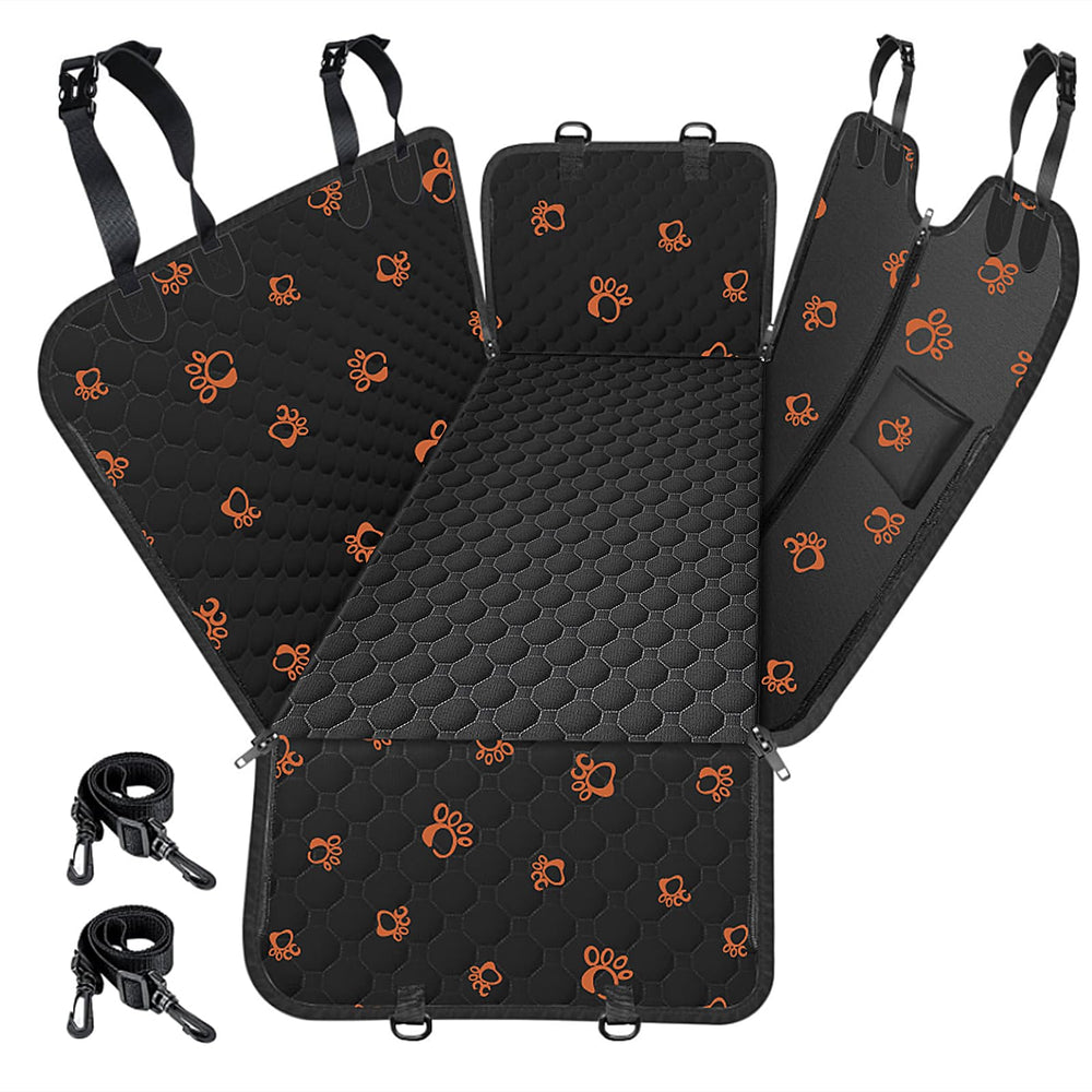 Funda Mancro para asiento trasero con hamaca impermeable protege contra arañazos y derrames.