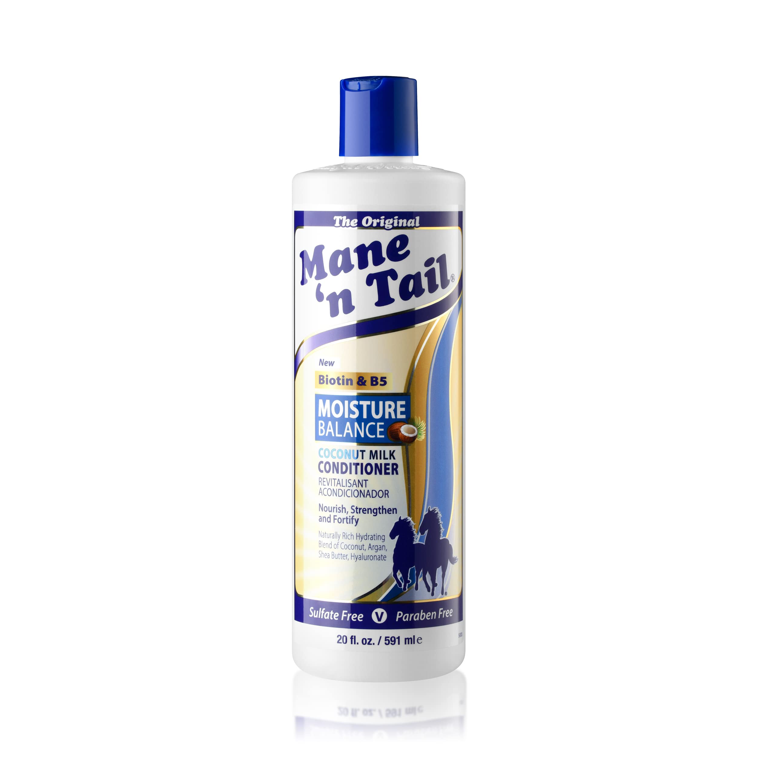 Mane 'n Tail: empaque hecho en EE.UU. para apoyo local.