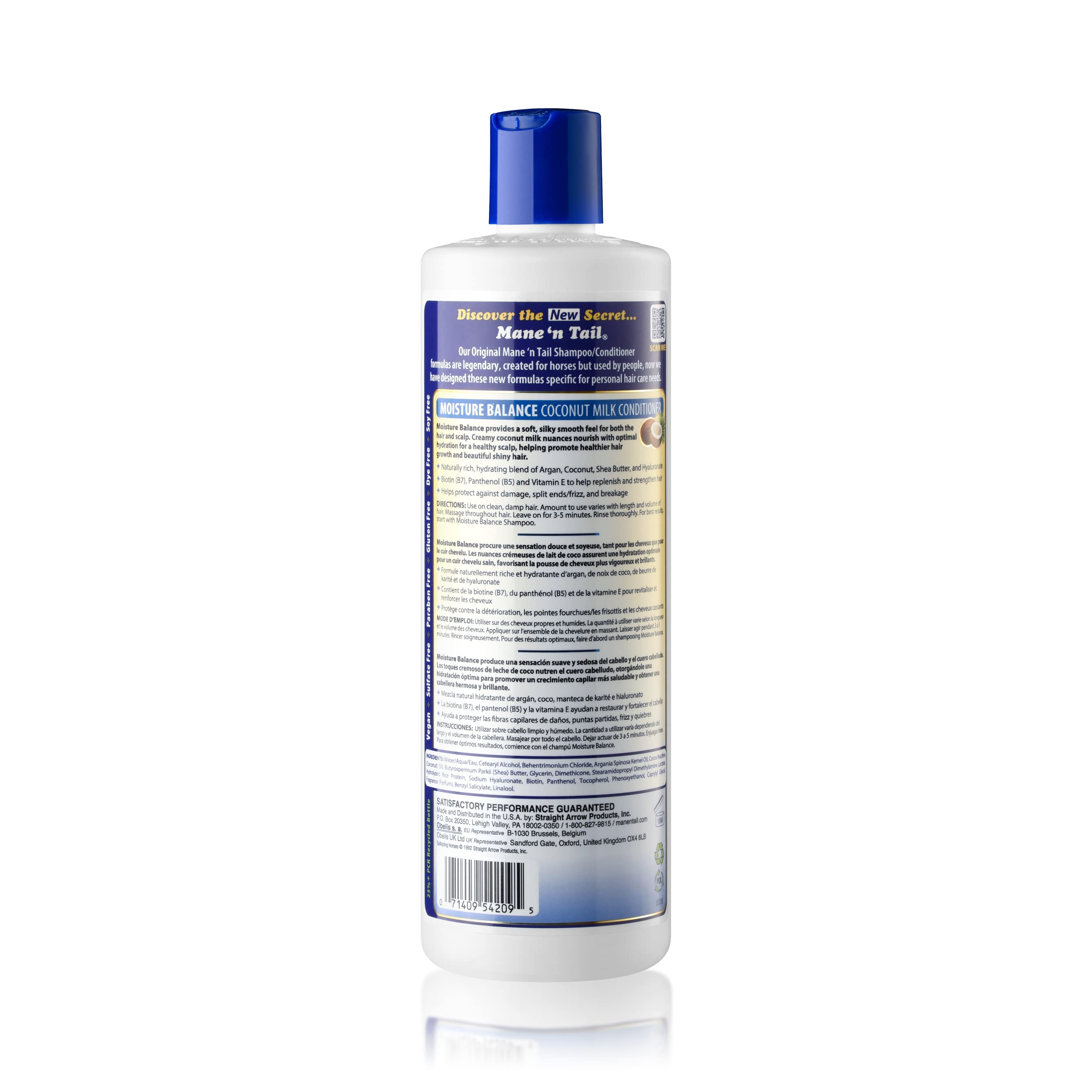Mane 'n Tail: uso diario en ducha para cabello e hidratación del cuero cabelludo.