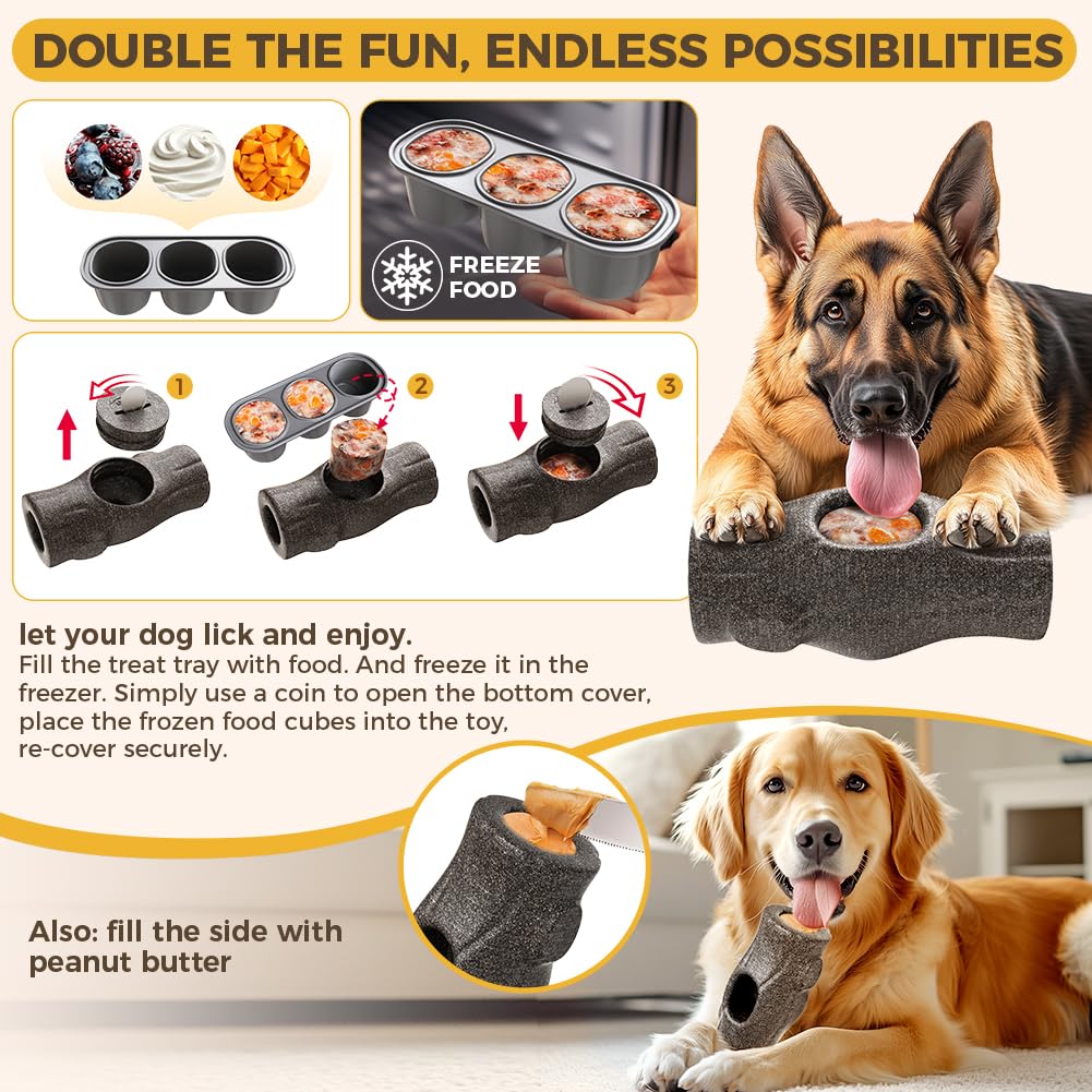 Uso interior y exterior con Mankoda, diversión versátil para perros grandes.