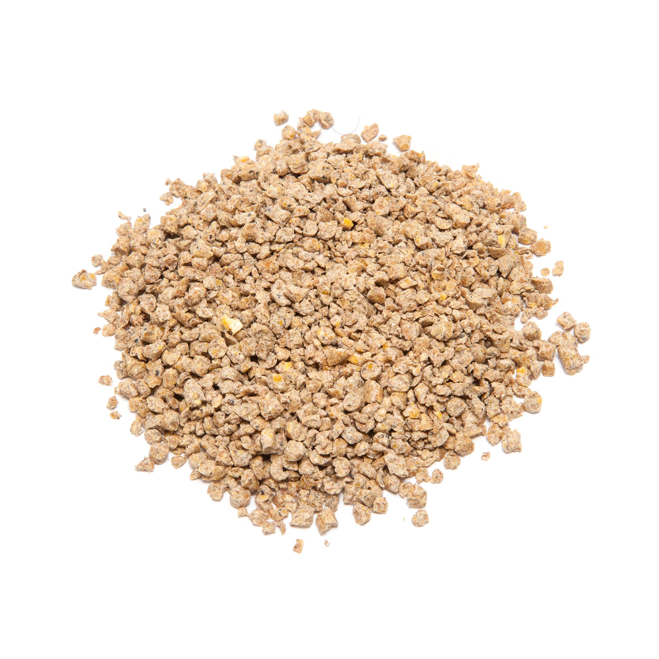 Manna Pro Gamebird Showbird Crumbles: formulado sin antibióticos añadidos.