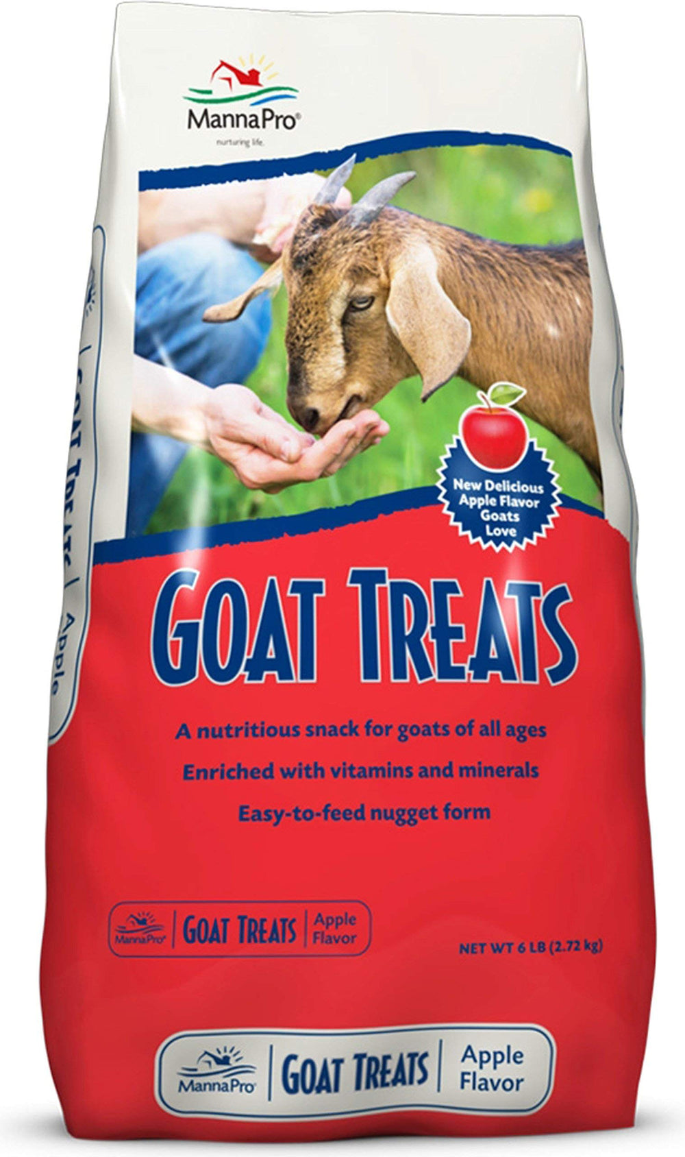 Manna Pro Goat Treats, paquete de 5 libras, snack para cabras y entrenamiento.