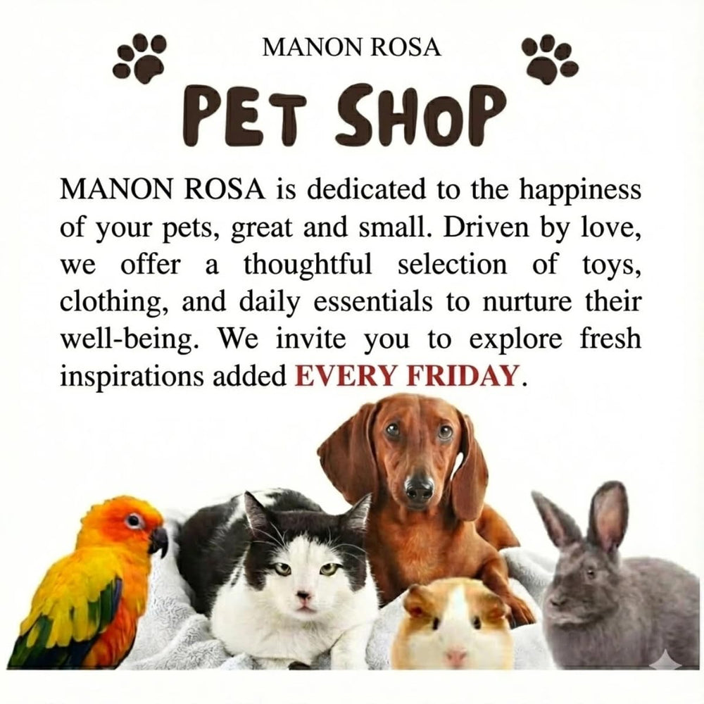 MANON ROSA: uso doméstico para cuidado y aseo de mascotas.