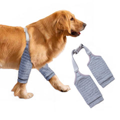 MANON ROSA protector-codo-perro-xl-gris, protección suave para codos grandes.