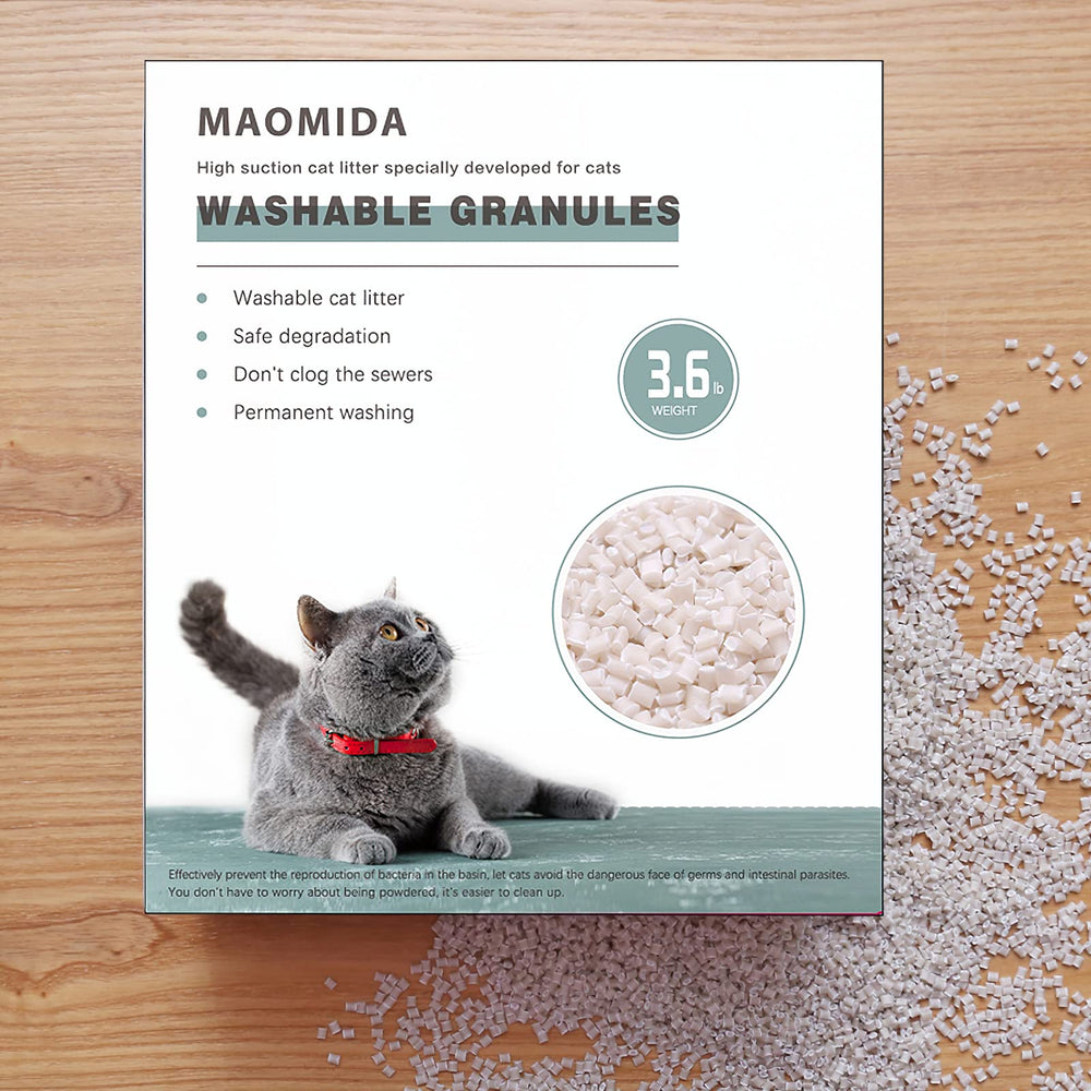 MAOMIDA granulos reutilizables: evita cambios de arena y residuos