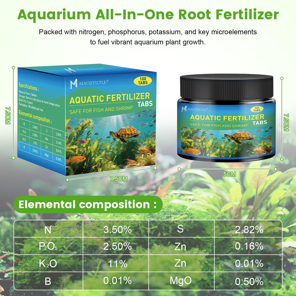 Maozyiltle equilibrio NPK 1:0.5:2.8 para acuarios plantados