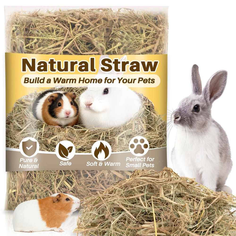 MAQIHAN paja natural para lecho de conejo, ambiente cómodo y seguro.