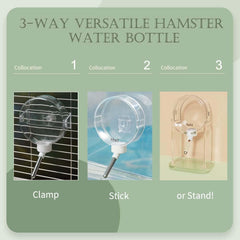 Marchul bebedero de 150 ml para hámster, suministro de agua estable.