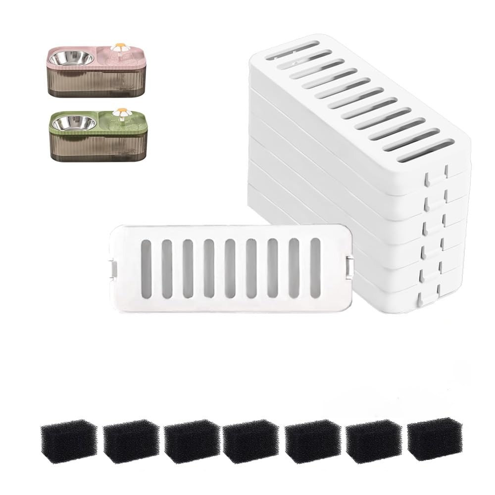 Marchul filtros de reemplazo para fuente de gatos con filtración de pelo y sedimentos