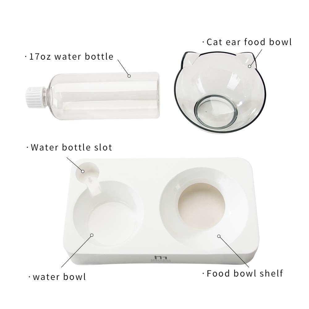 Réservoir d'eau automatique Marchul de 17 oz, eau disponible même sans présence.