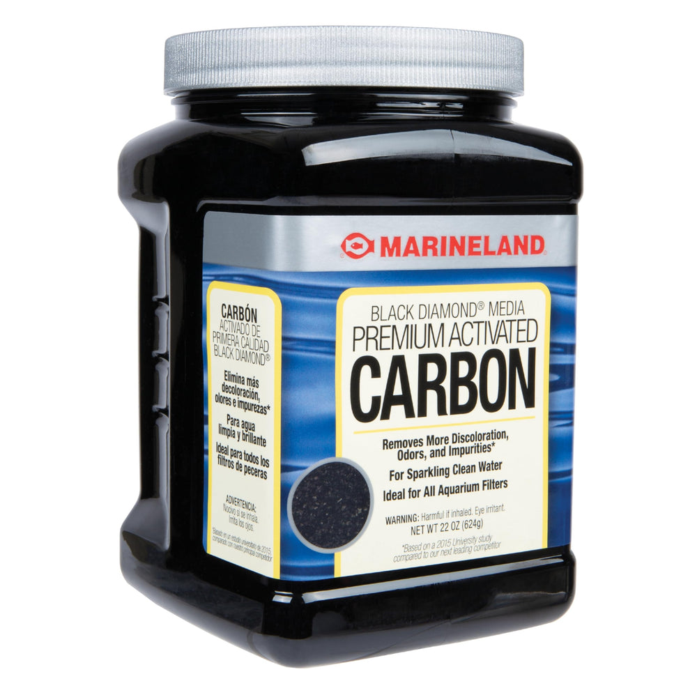 Marineland Carbon Activado para tanques de agua dulce, mantiene el filtro activo.