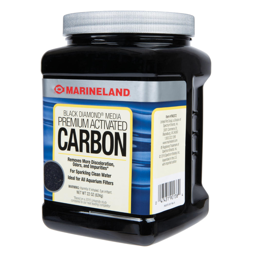 Marineland Carbon Activado, fácil de usar con cualquier sistema de filtración.