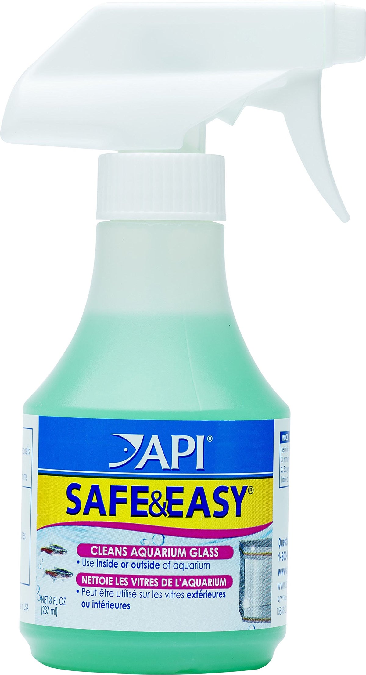 Este limpiador Mars Fishcare de acuario 8 oz elimina depósitos minerales y deja superficies limpias.