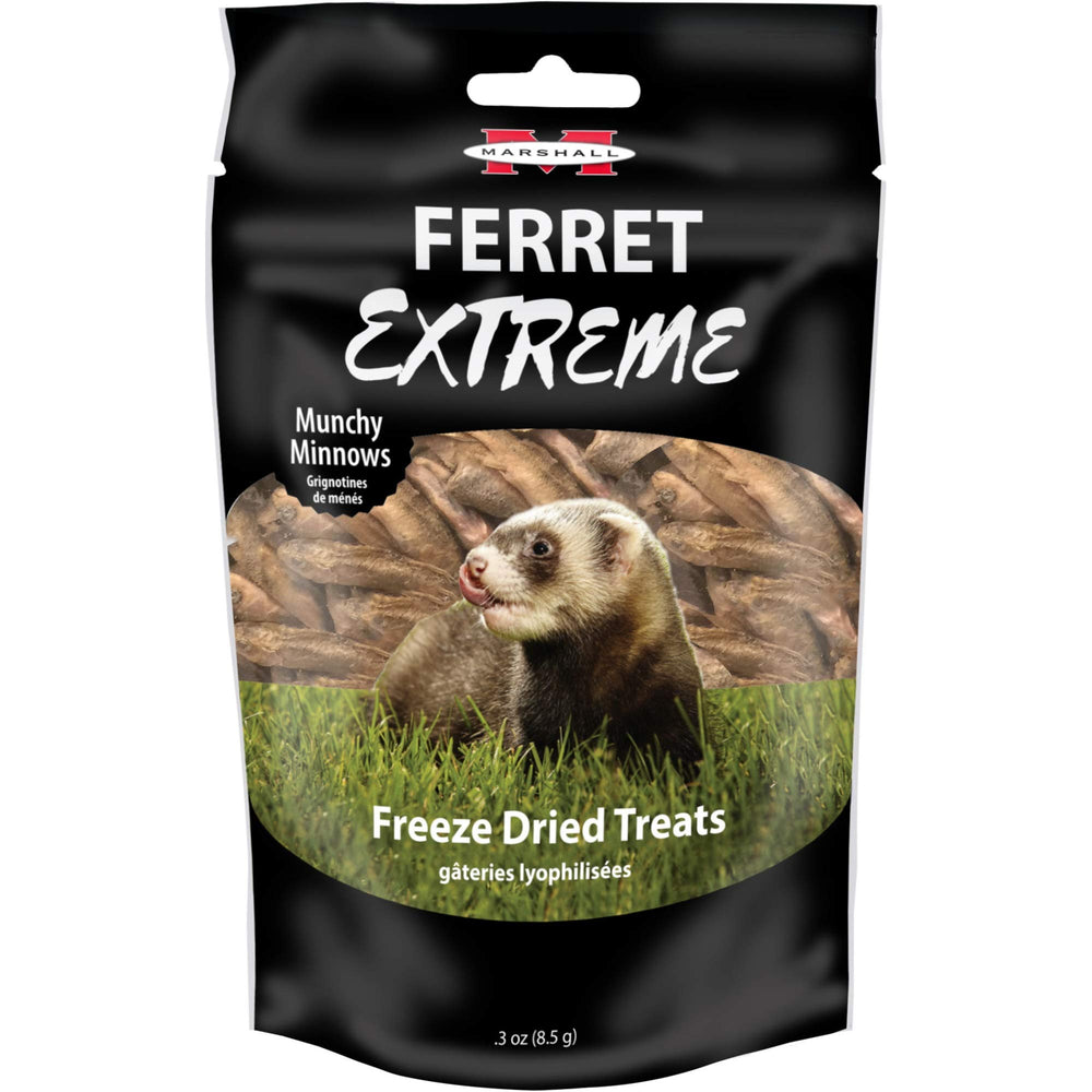 Marshall Ferret Extreme: porción de una onza, snack conveniente para hurones.
