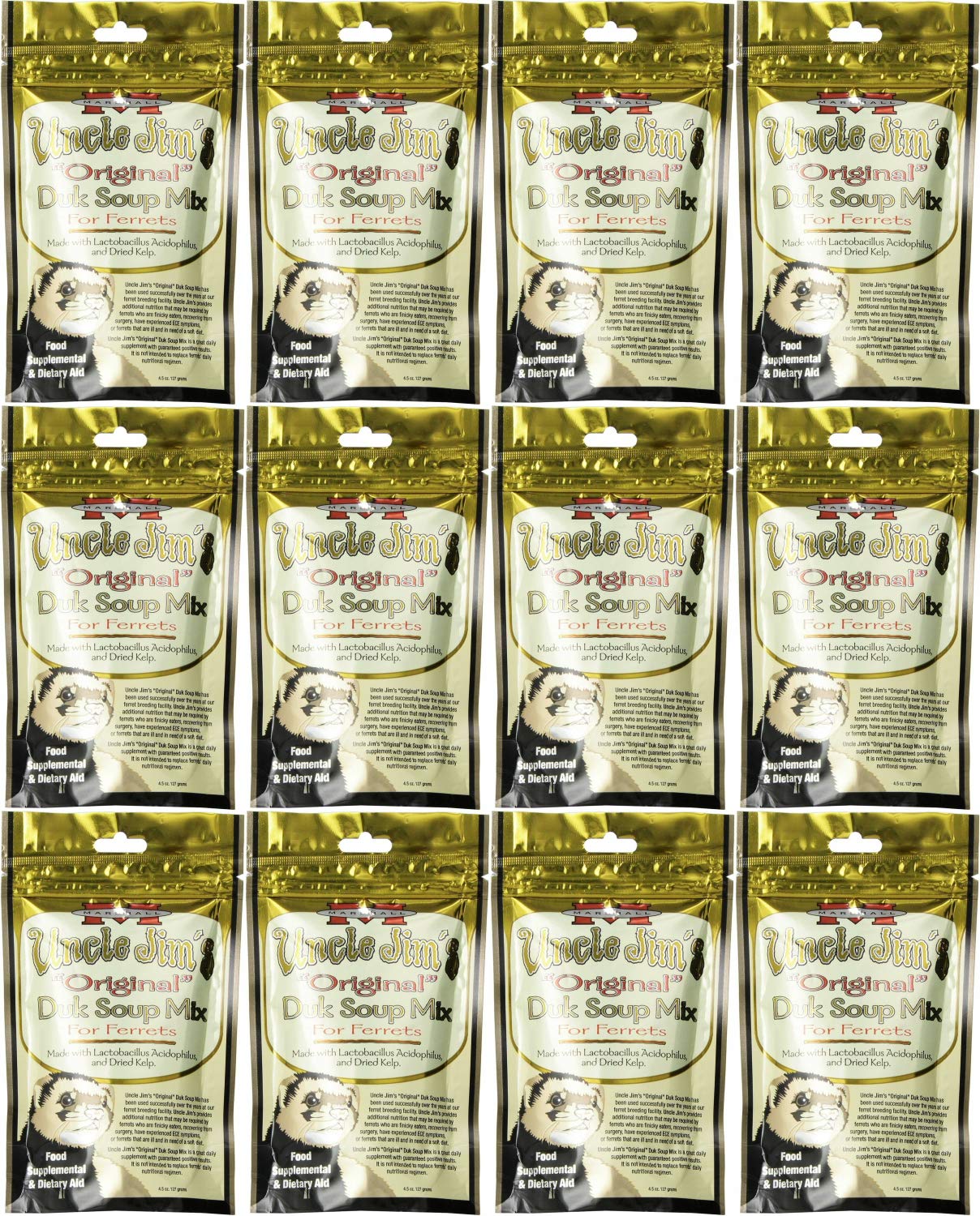 Sopa Duk Marshall para hurones con aroma agradable, facilita una alimentación más atractiva.