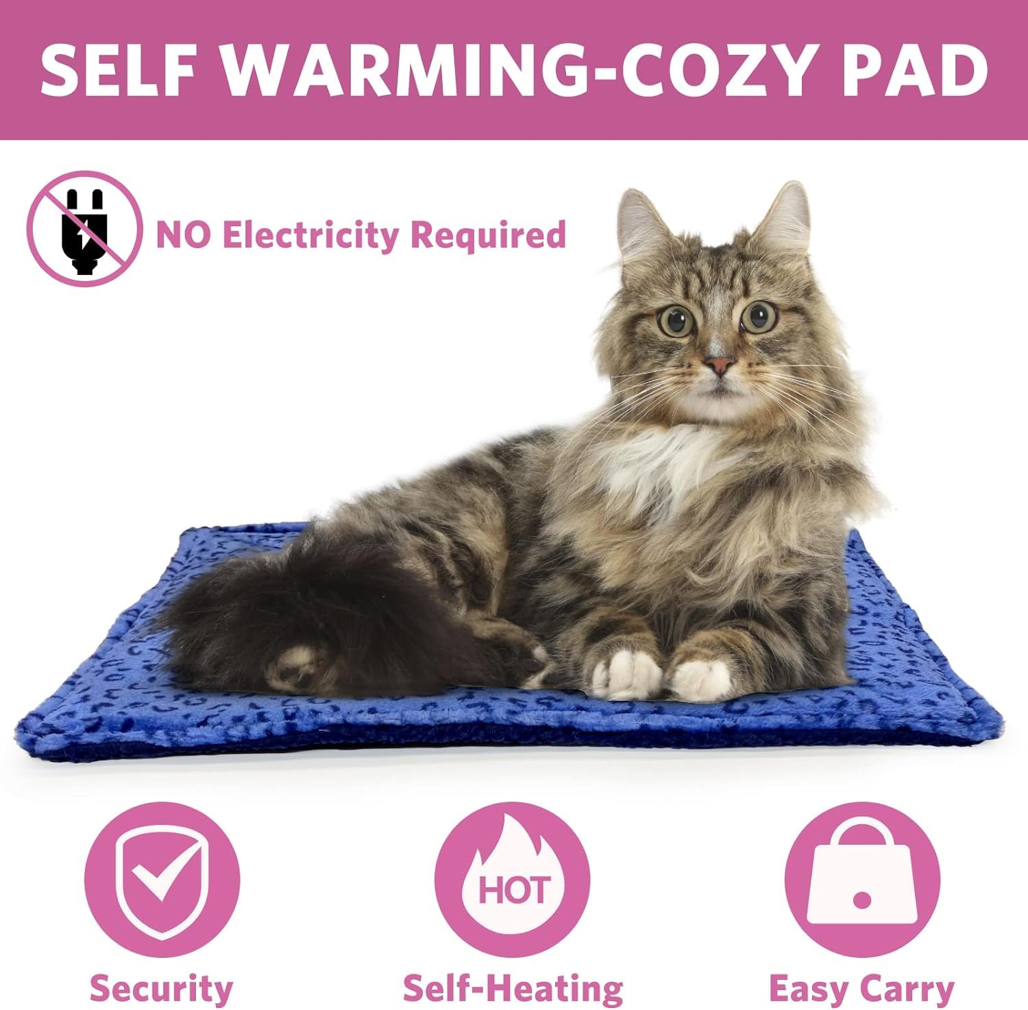 MARUNDA tejido suave en cama para mascotas, textura acogedora