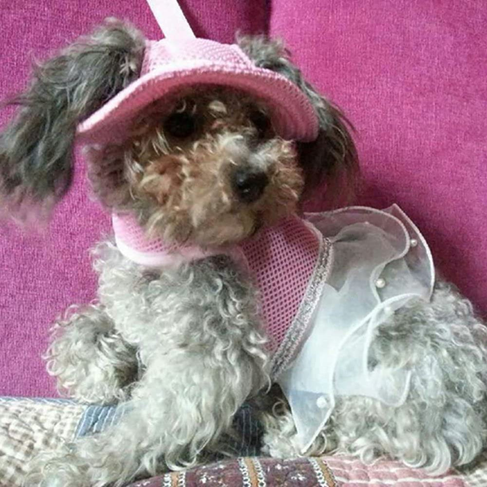 MaruPet sombrero con abertura para orejas, ajuste cómodo para perros pequeños