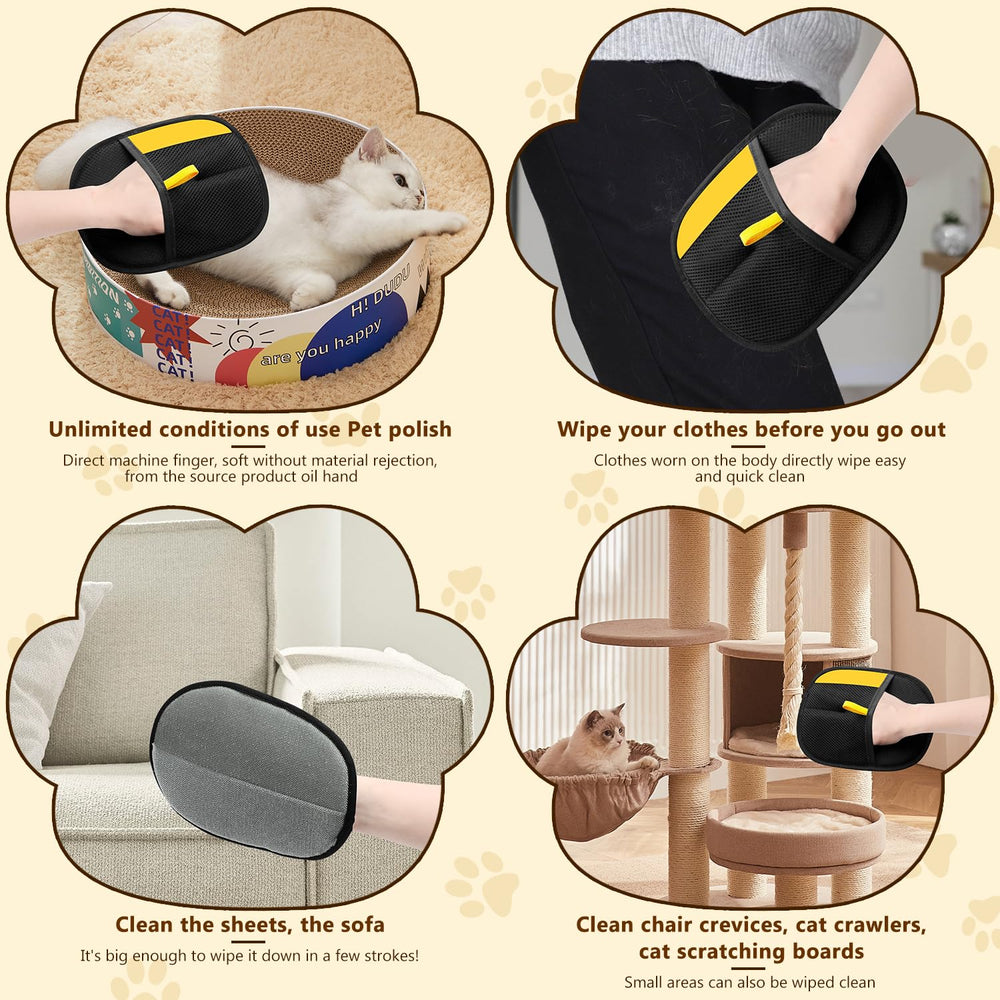 Guantes cómodo de marveher, experiencia suave para dueños y mascotas.