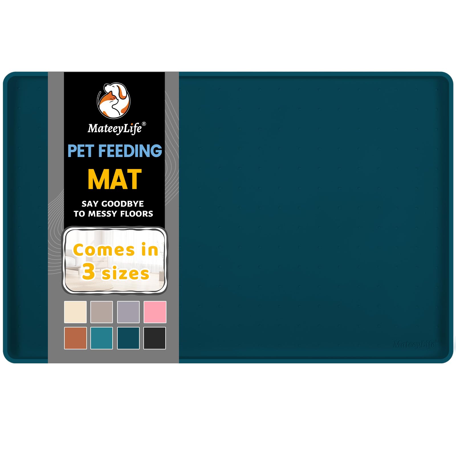 MateeyLife: alfombrilla silicona para cuencos, antideslizante y evita derrames.