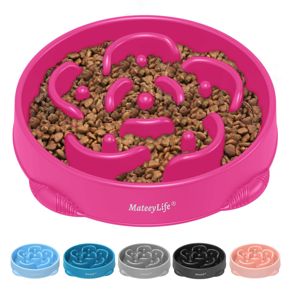 MateeyLife cuenco lento puzzle para grandes razas, promueve comer despacio y masticar con calma