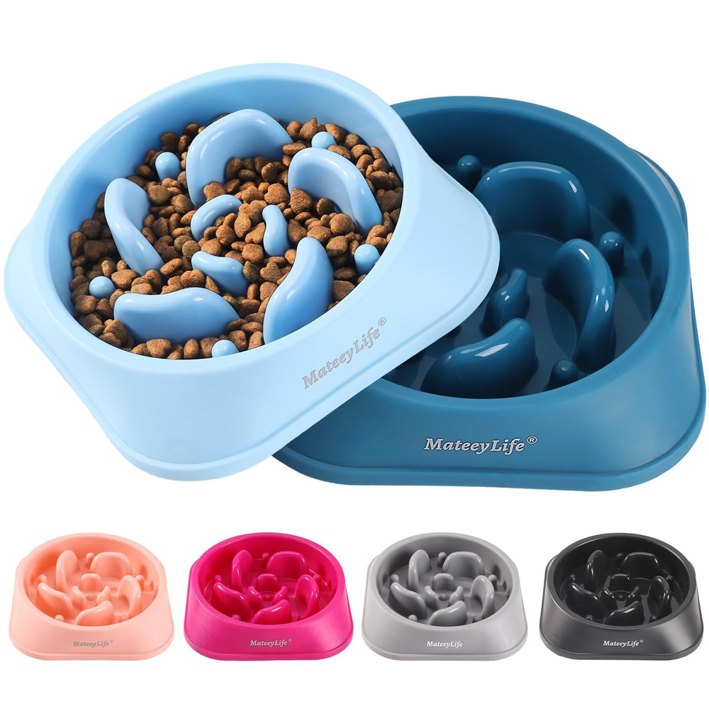 MateeyLife cuencos-perro comer despacio para pausas controladas