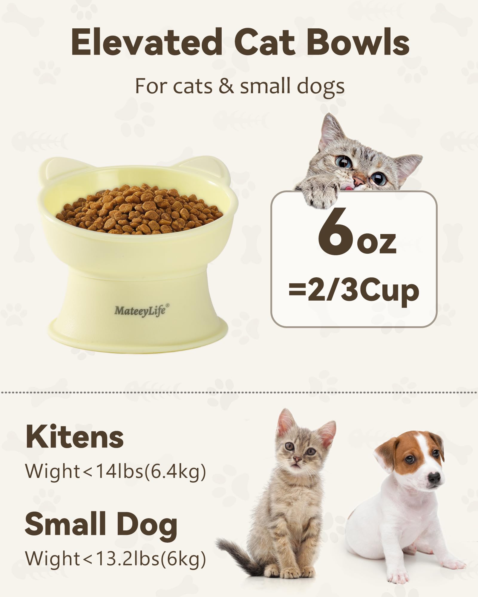MateeyLife diseño multicolor para gatos y perros, conjunto práctico