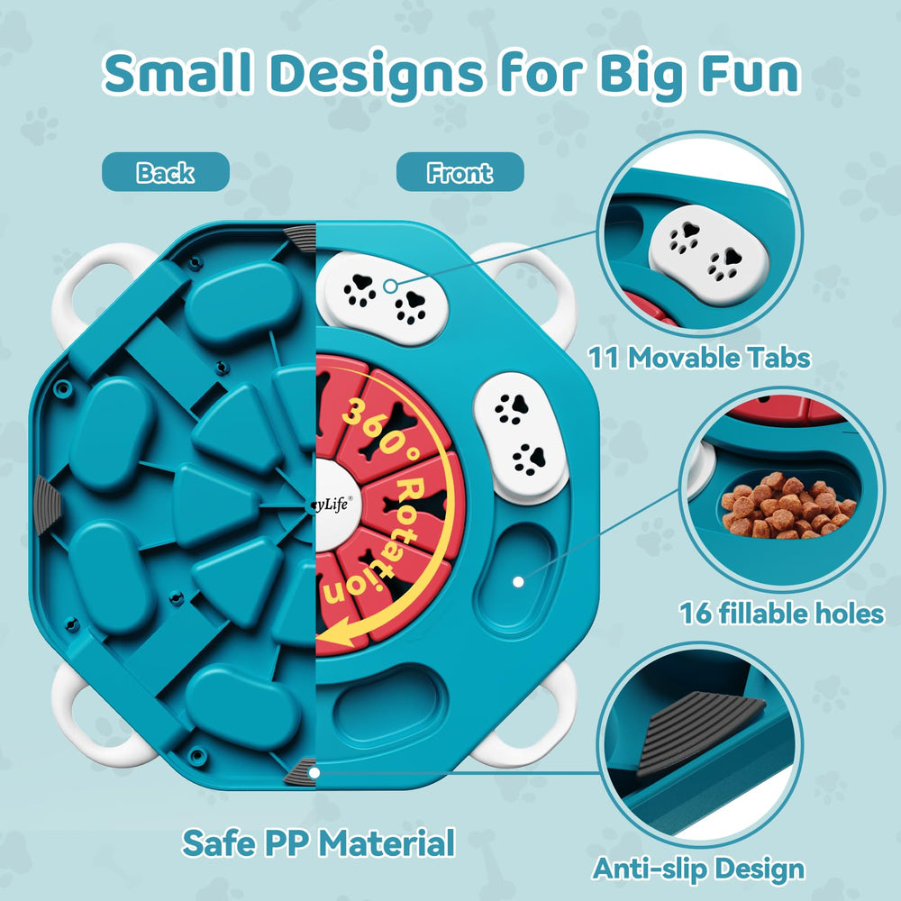 MateeyLife juego cognitivo para perros, fomenta inteligencia y concentración.
