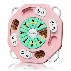 MateeyLife Juguete Puzzle para perros, dos niveles, estimula la mente.